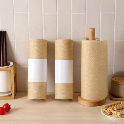 Eco-friendly Reusable Biodegradable Bamboo Cleaning Cloths Washable Multipurpose Kitchen Towel for Dish