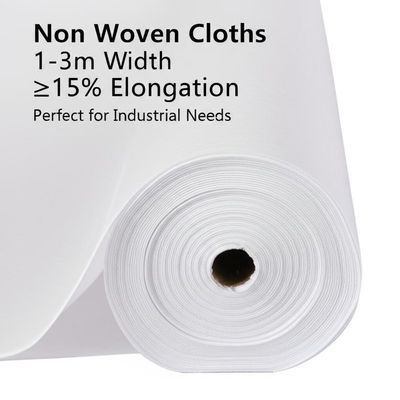 Non Woven Cloths 1-3m Width ≥15% Elongation Perfect for Industrial Needs